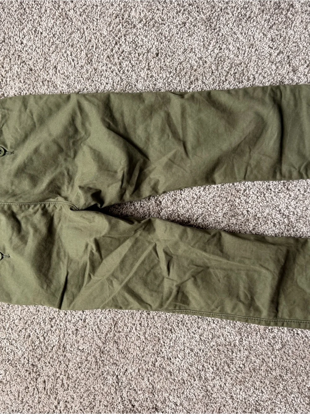 Boys GAP Olive Green Straight Leg Chinos 6 slim